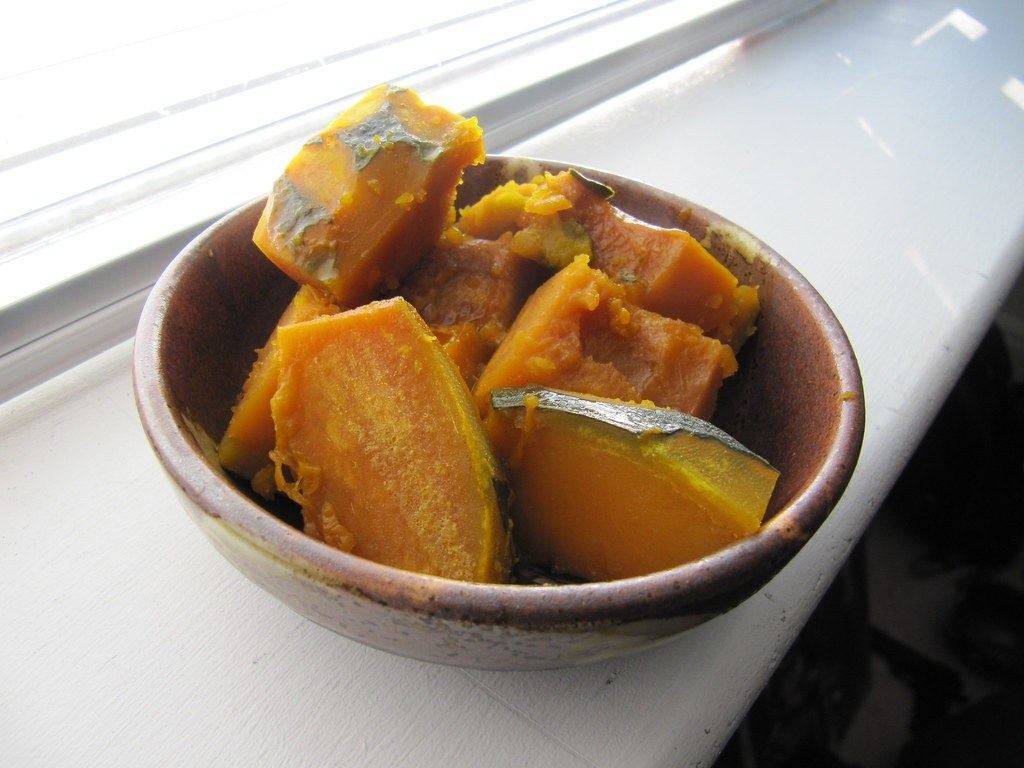 Kabocha-Nimono – geschmorter Kürbis