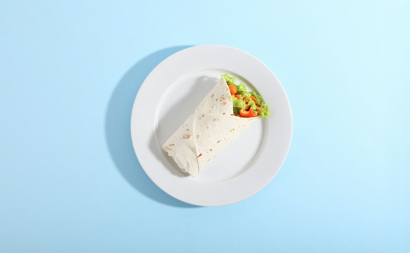 Tofu-Gemüse-Wrap